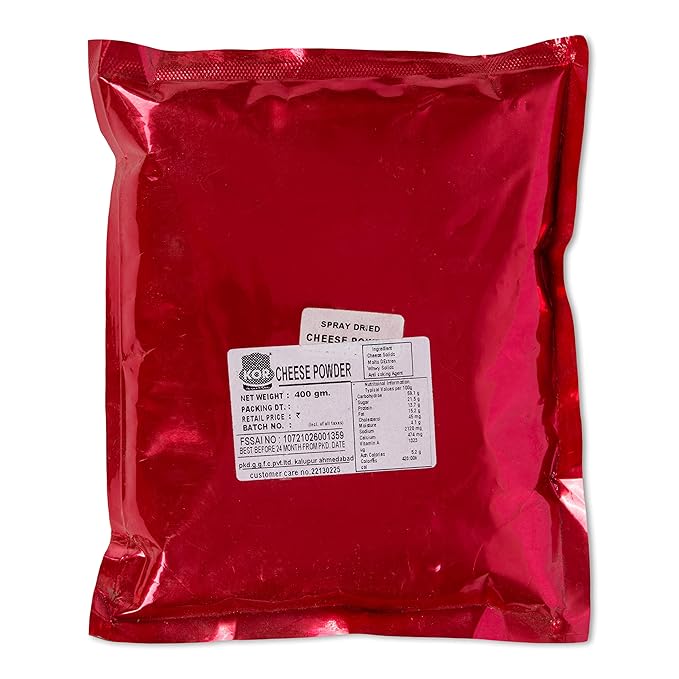 KOR Cheese Powder - 400 Grams (Pack Of 1) | Cheese Powder for Popcorn Seasoning, Nachos, Pasta, Pizza, Sprinkle on French Fries
